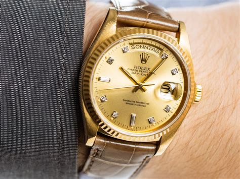 rolex pre-owned rolex day-date ref 18038|18038 vs 18238.